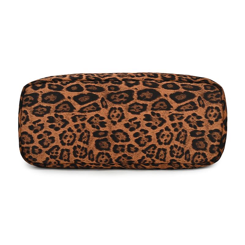 Leopard Print Large Capacity Travel Bag Women's Short-Distance Boarding Storage Bag Portable Luggage Bag