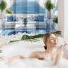 Screen Scenery Bathing Curtain  Bathroom Shower Curtain Waterproof With 12 Hooks Home Deco Free Ship