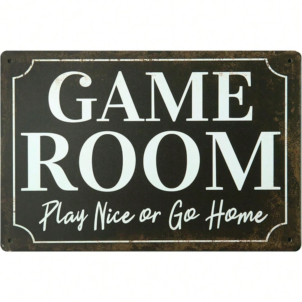 Vintage Tin Sign 30x30cm Universal Wall Decor For Game Room Garage Bar Men Gift