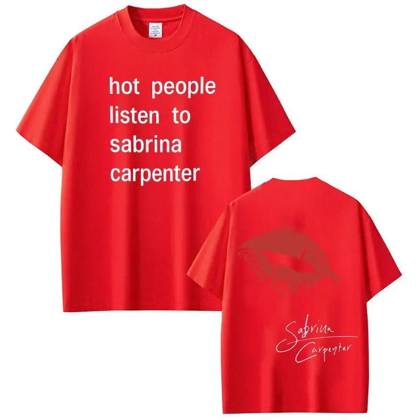 Summer Cotton Casual T-Shirts Fan Gifts Tops Singer Sabrina Carpenter Tour 2026 Graphic T-shirt Unisex Women Harajuku T-shirts