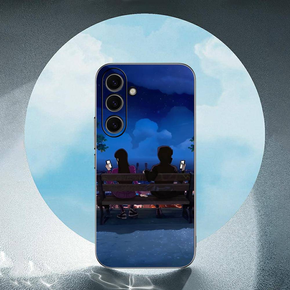 B-BENY J-JR Luxury Black Phone Case For Samsung Galaxy S23 S24 S25 Ultra S22 Plus S21