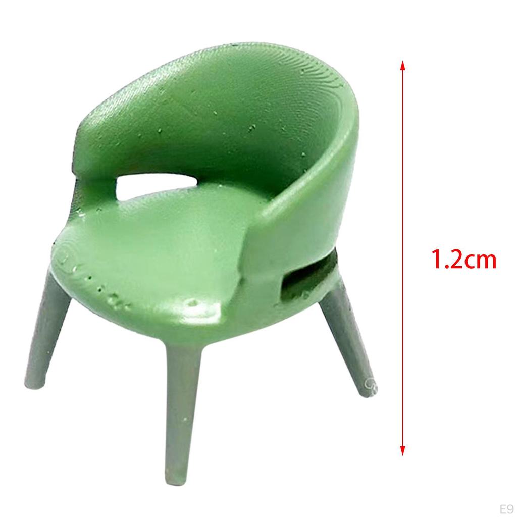 1/87 Scale Armchair Model for Dollhouse and Miniature Scenes