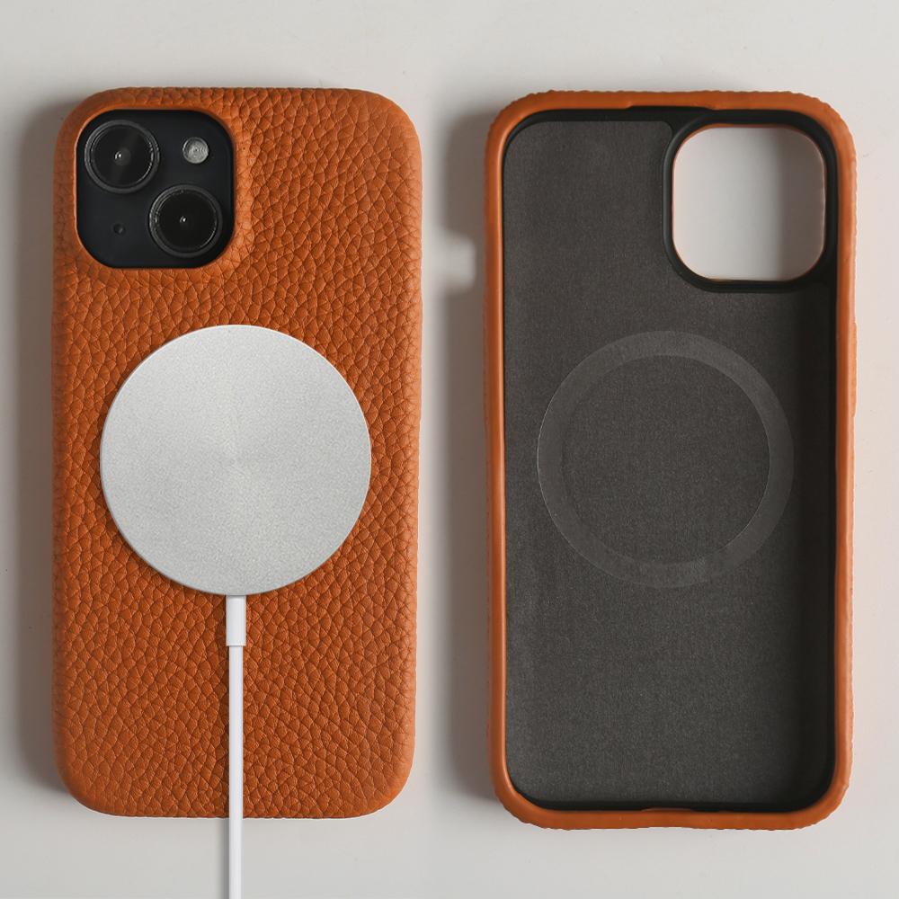 Magnetic Magsafe Genuine Leather Case for Iphone 16 Pro Max Iphone15 14Pro Cover Luxury Business Vintage Phone Cases Fundas