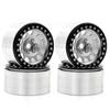 Kola z hliníkové slitiny Beadlock Stříbrný náboj ráfků 4ks 2,2palcový 65*36mm Náhrada za