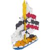 Yoshiritsu LaQ Hamacron Constructor Ship Set 420 Pieces + 12 Special Pieces Building Toy