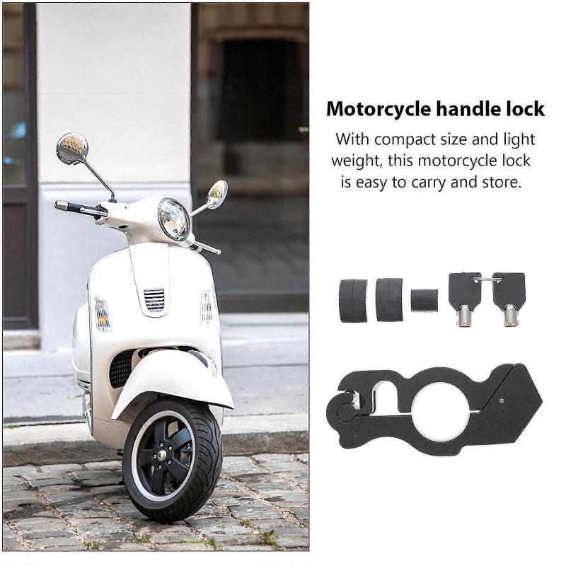 Motorcycle Handlebar Lock for Motorcycle Anti-Theft Brake 1Set Aluminum