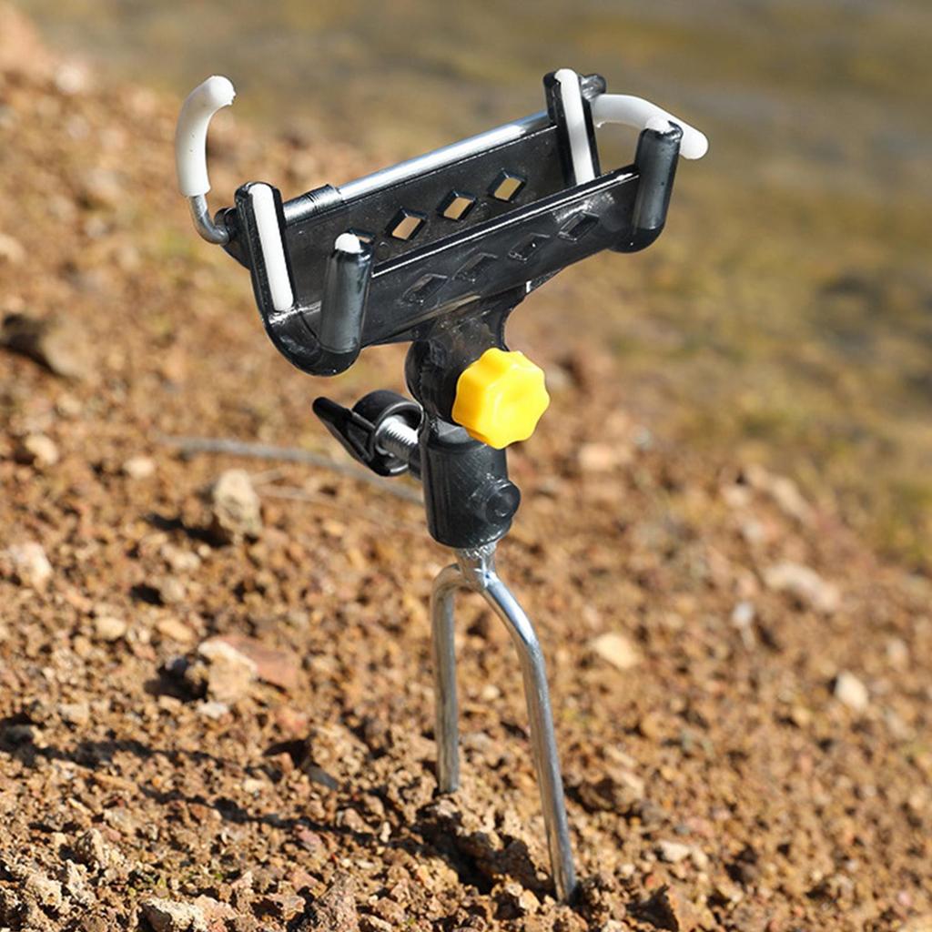 Ground Fishing Pole Holders 360 Degree Adjustable Fish Pole Stand Stable Lightweight Fishing Gear Equipment Stand For Outdoor