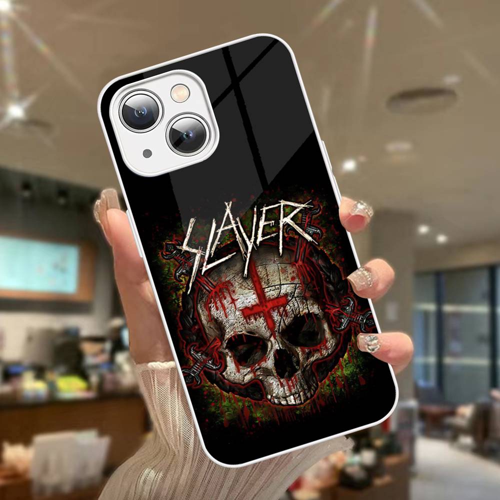 S-Slayers Band Tempered Glass For Iphone 14 13 12 11 Pro Mini XS MAX 14Plus X XS XR Cover