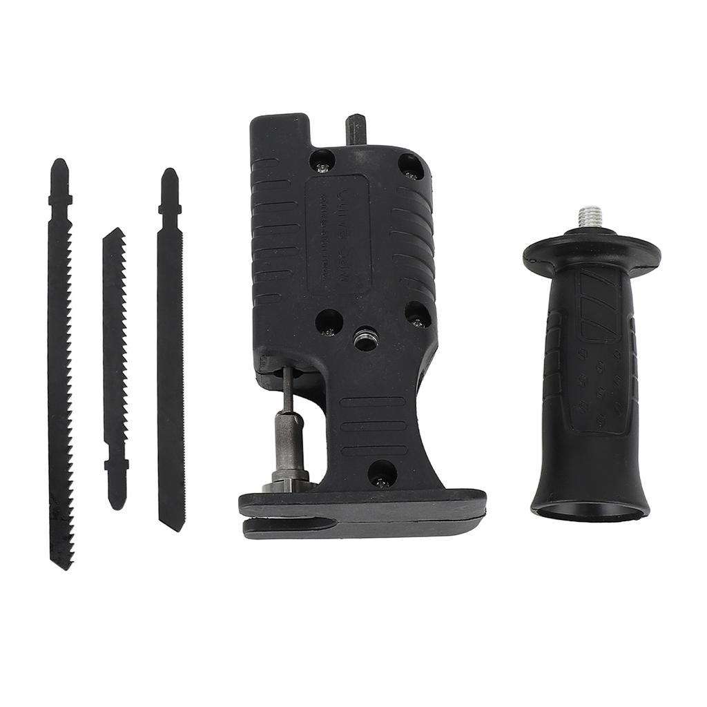 Reciprocating Saw Adapter Portable Electric Drill to Jig Saw Curve Saw Adapter Power Tool for Wood