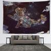 Star Universe Cat Tapestry Wall Hanging Bohemian Psychedelic Witchcraft Bedroom Living Room Home Decor