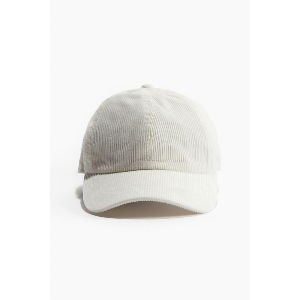 

Кепка HM Corduroy кремовая