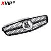 XVIP AMG Style Front Bumper Grille For Mercedes Benz C-Class W204 2008-2014 C180 C200 C350 S204 Glossy Black GTR Style Grille