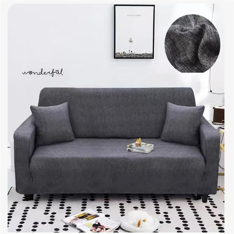 Elastic Universal Sofa Cover for Single, Double, or Three-Seat Sofas, All-Inclusive Cushion Protector.
