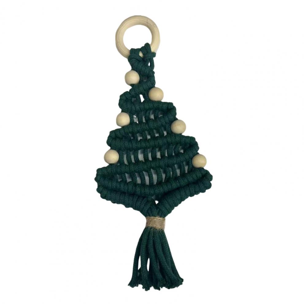 High-quality Pendant Holiday Decorations Hand-woven Cotton Rope Christmas Tree Ornaments for Holiday Home Decor Festive for Home