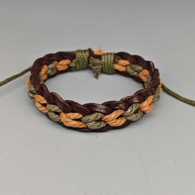 Handcrafted Women's Retro Adjustable Cowhide Bracelet - Cool, Simple, and Unique Design