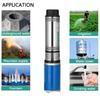 600W 12V/24V/48V 22m High Lift Deep Well Pump DC Screw Submersible Pump Agricultural Irrigation Solar Water Pump