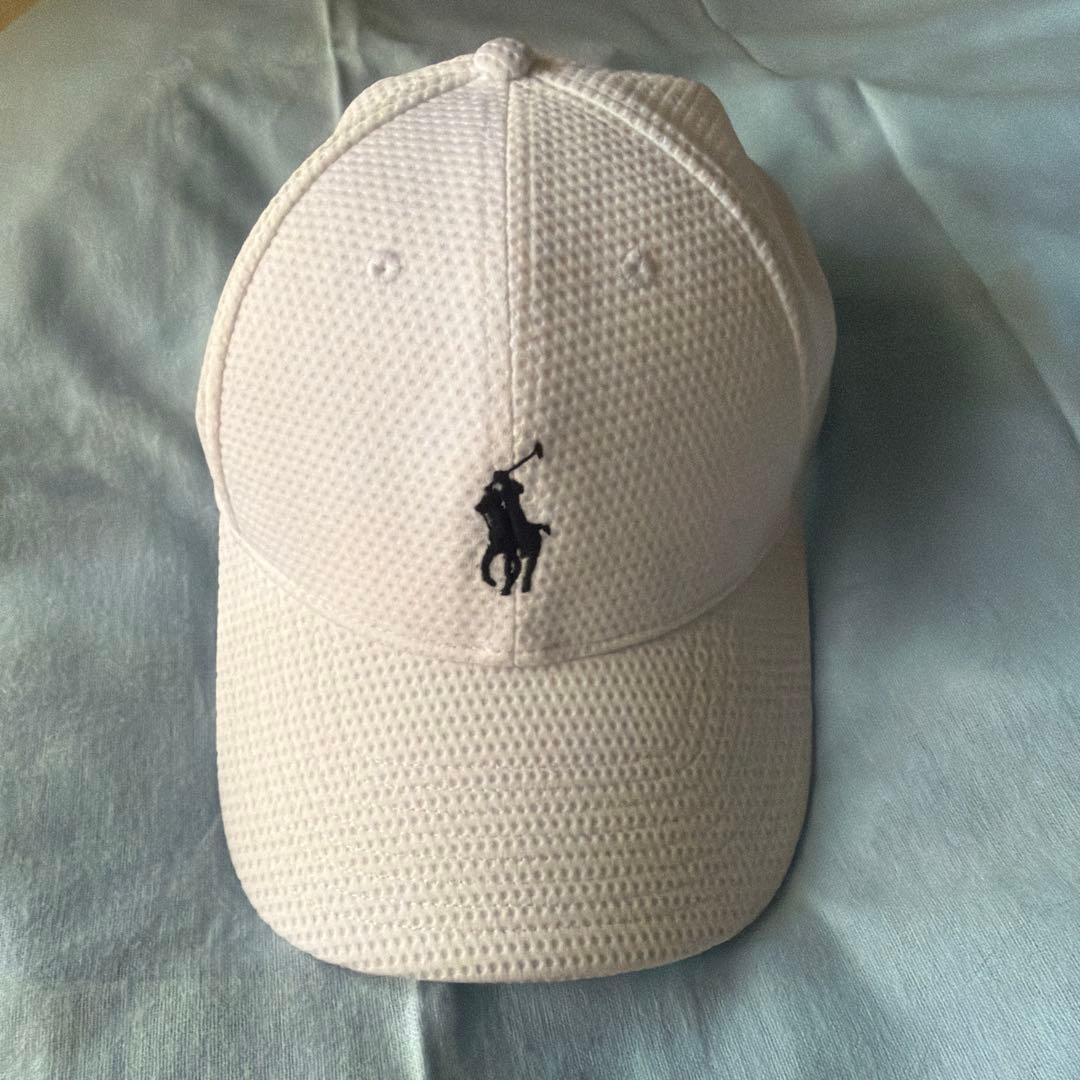 Used Polo Ralph Lauren White Mesh Cap White Cap Unused