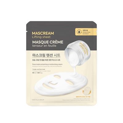 [THEFACESHOP] Mask Cream Tension Sheet Intensive Moisturizing