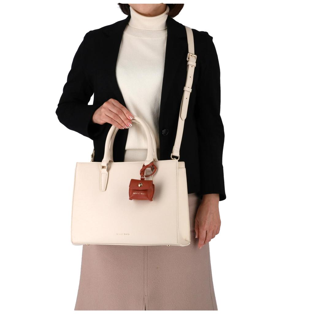 Natural Beauty Elena 2-Way Handbag, Ivory