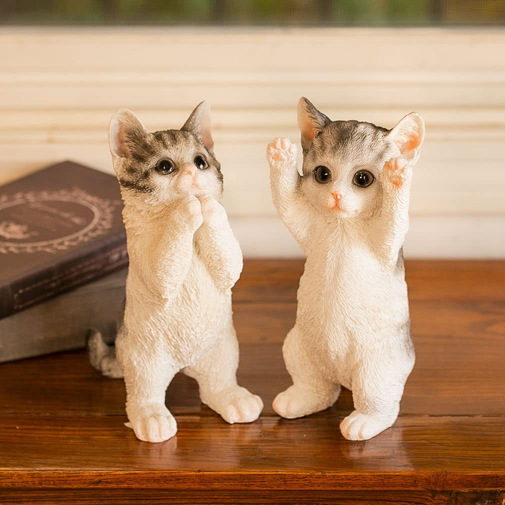 Devalier Cat Interior Garden Perfect Gift for Cat Birthday Made of Resin cn76 Figurine, Ornament, Lovers, Gift, Women, (Onegai Mabatora)