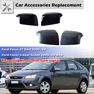 Rearview Mirror Cover Wing Side Mirror Caps Fit for FORD FOCUS MK2 2005 2006 2007 Car Accessories