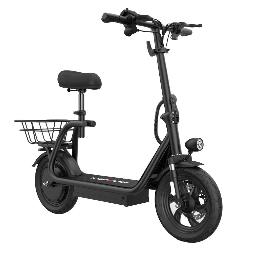 Elektrická koloběžka NANROBOT M5, Černá, Pro městské dojíždění, Kotoučová brzda