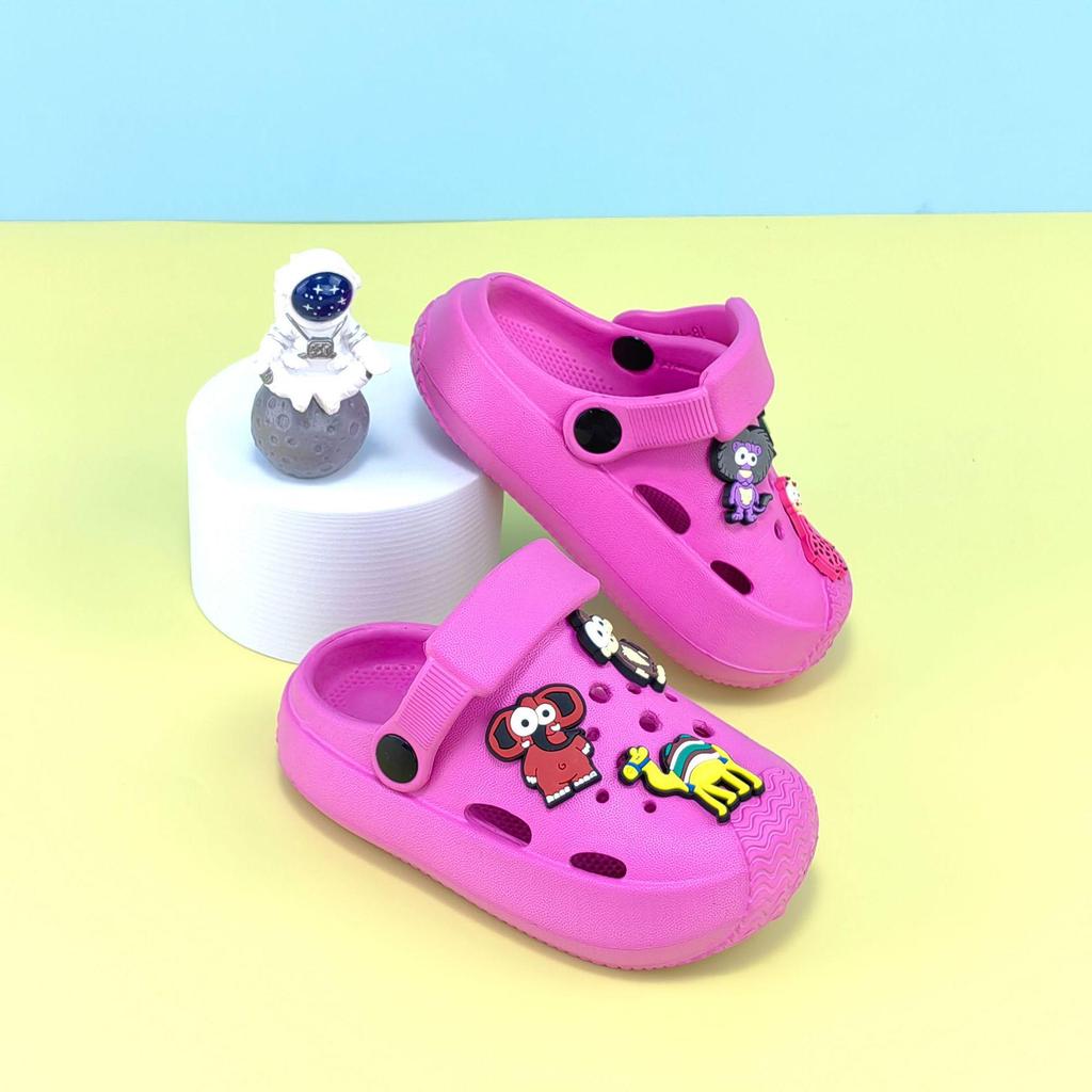 Kids' Cartoon Clog Sandals: Summer Beach & Indoor, Cute for Boys & Girls