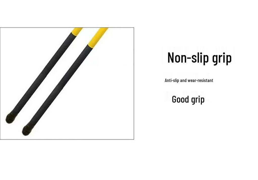 Telescopic Fiberglass Fishing Rod & Landing Net Pole