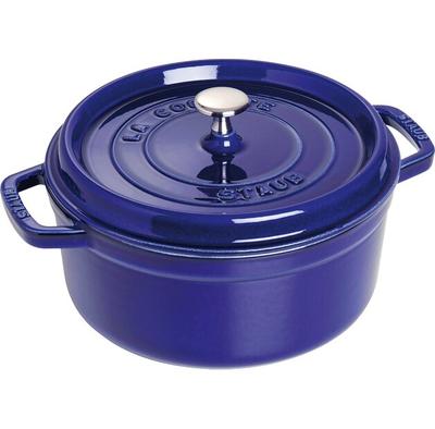 Cocotte Staub Zwilling ronde 26cm bleu foncé 5,2L (40510-284-0)