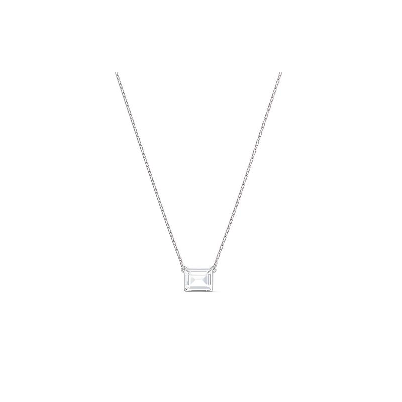 Swarovski TENNIS Necklace Square Diamond Necklace Women s Silver 5568014