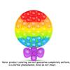 Push Pop Bubble Fidget senzorická hračka proti stresu, hračky pro děti a dospělé, duhové nástroje proti úzkosti, kancelářské hračky proti stresu