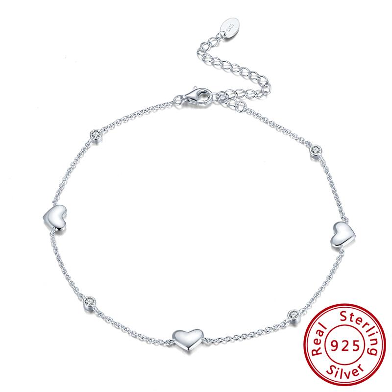 SA RINNTIN Fashion Jewelry 925 Sterling Silver Anklet Foot Chain Jewelry for Women 14K Gold Plated Chain Anklets