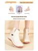 2025 Spring Soft-Soled Wedge Heel Mom Shoes: Thick-Soled, Flat Casual Boots for Height Increase