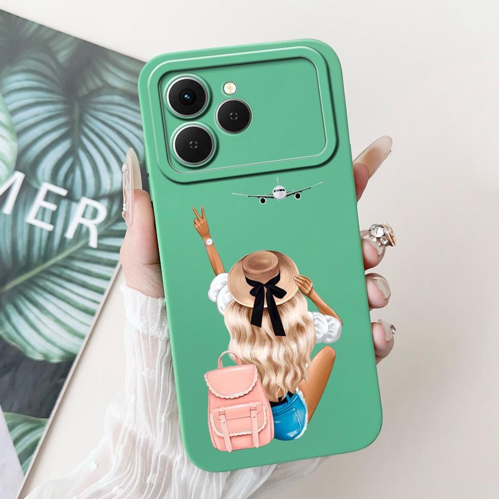 For Techno Spark 40 Case Cover Silicone Cute Cartoon Fashion Luxury Funny Cool Painted Phone Case For Tecno Spark 40 Back Cover