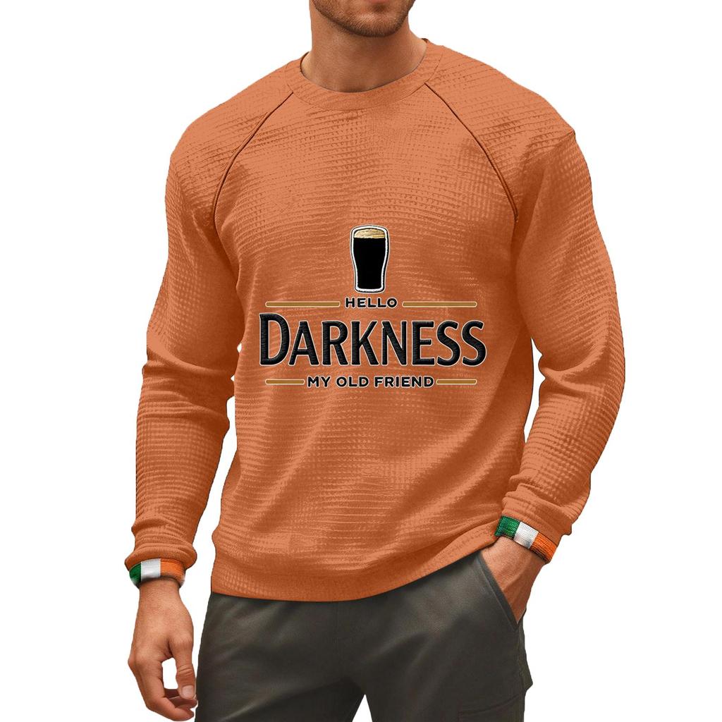 Men's Darkness My Old Friend T-Shirt Irish Beer Shirt Ireland Tee