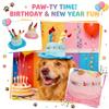 Plush Pet Birthday Cake Hat – Festive Headwear For Dogs & Cats, Perfect For Birthday Parties & Holiday Celebrations