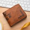Men's Wallet Zipper Retro Short Horizontal