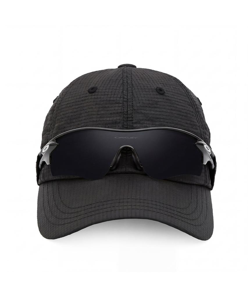Yualeichi Sunglasses Pocket Ribbed Nylon Ball Cap Running Gorpcore Oversized Ball Cap Urh - C - 008 - Opt - Gbr - Bk