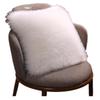 Ins Style Imitation Wool Plush Cushion - Cute Backrest & Bay Window Pillow for Sofa