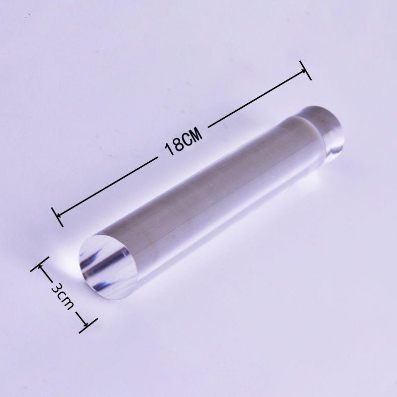 NAXILAI Solid Crystal Transparent Table Tennis Racket Glue Stick Base Plate Sticky Rubber Rods Plastic Product