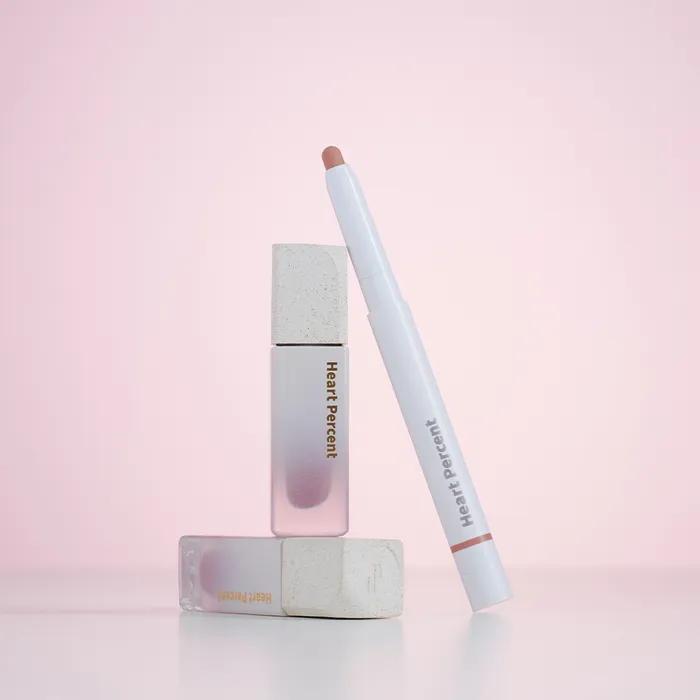 Heart Percent Dot On Mood Lip Pencil + Tint SET