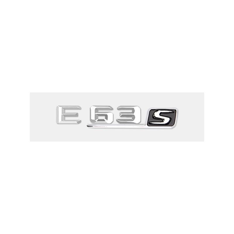 MLAI6 E63S Logo Badge Car Stickers for Mercedes Benz E63 Refitted Eclass 6.3AMG Fender Side Labelflag New Old Rear Trunk Displacement