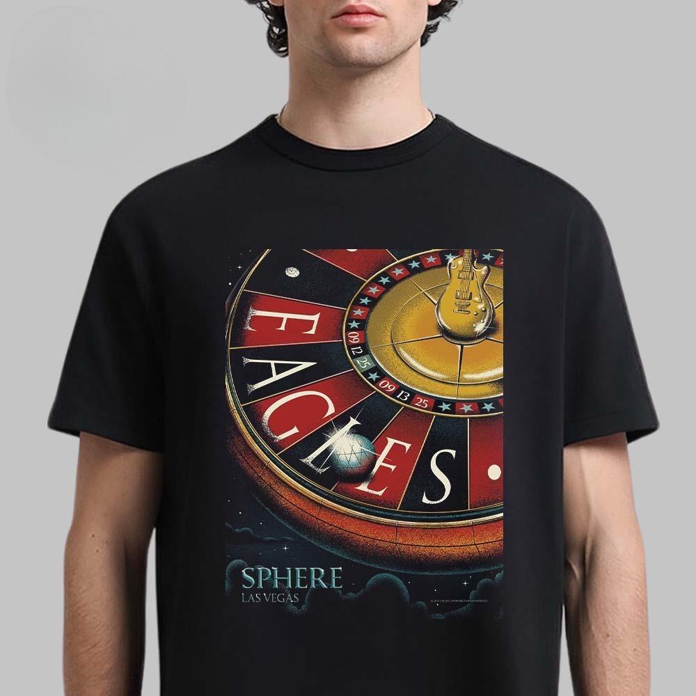 

New Sale Eagles Sphere Las Vegas 2024 2025 T-Shirt High-end Luxury Is for Both Men and Women Top Y2k 3XL