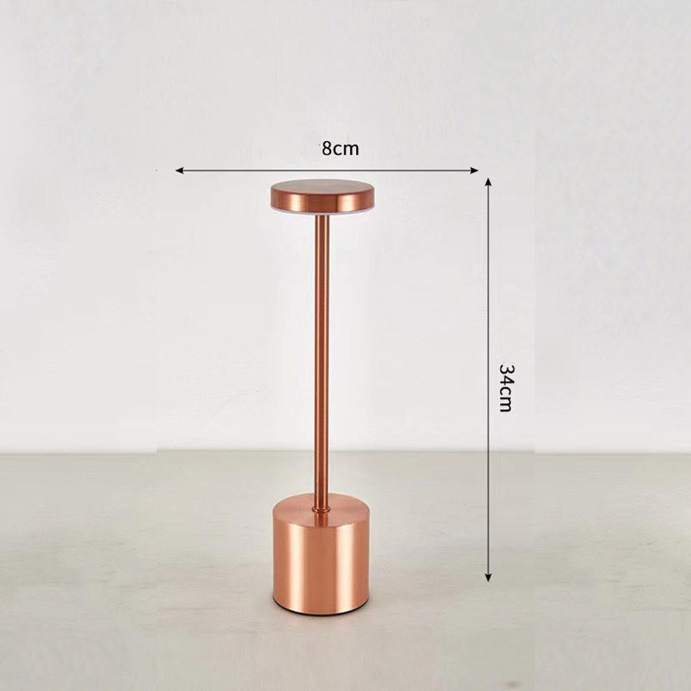 Portable Touch Sensor LED Table Lamp Wireless 3Colors Adjustable Desktop Night Light Rechargeable Reading Lamp