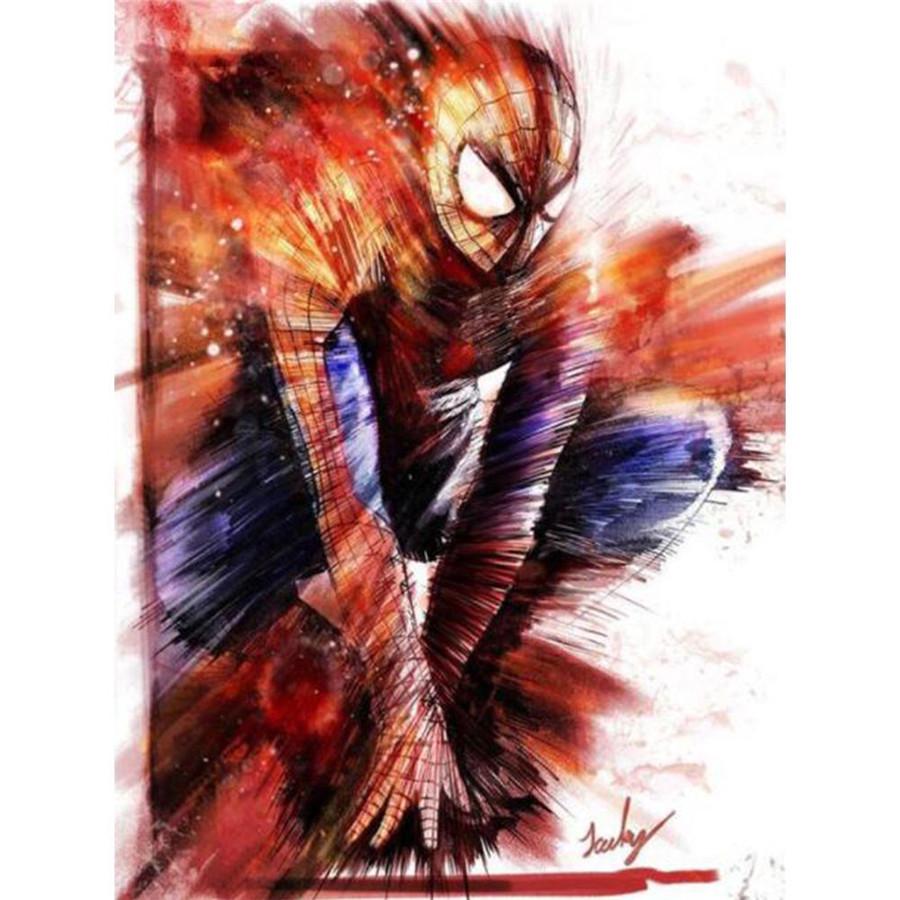 DIY Full 5D Diamond Painting Embroidery Spiderman Cross-Stitch Kit Handmade