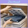 Clothing Organizer Foldable Storage Shelf For Home Wardrobe With Layered Design