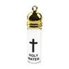 Elegant Holy Water Bottle Glass Holy Water Container Featuring Silver/Gold Color Lid For Spiritual Rituals Collectors