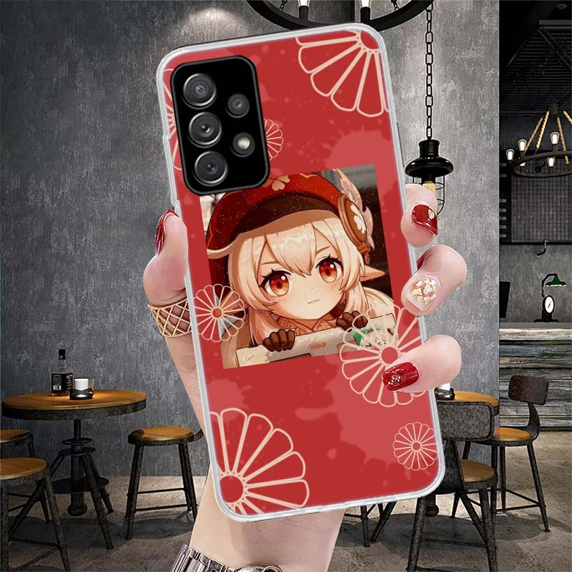 

Genshin Impact Klee Phone Case For Samsung Galaxy A12 A22 A32 A52 A72 A02S A51 A50S A71 A70 A31 A20S Note 20 Ultra S10 A10S Gala Samsung A10S