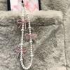 Acryllegierung Perlen Schmetterling Mobile Anhänger Blickfang Schleife Schlüsselanhänger Bunte Handy Dangler Ornament für Frauen