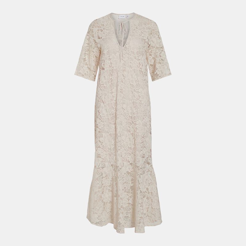 

Платье Nalina 3/4 Rosewater с длинным V-образным вырезом от VILA Women 38 пастельные розовый